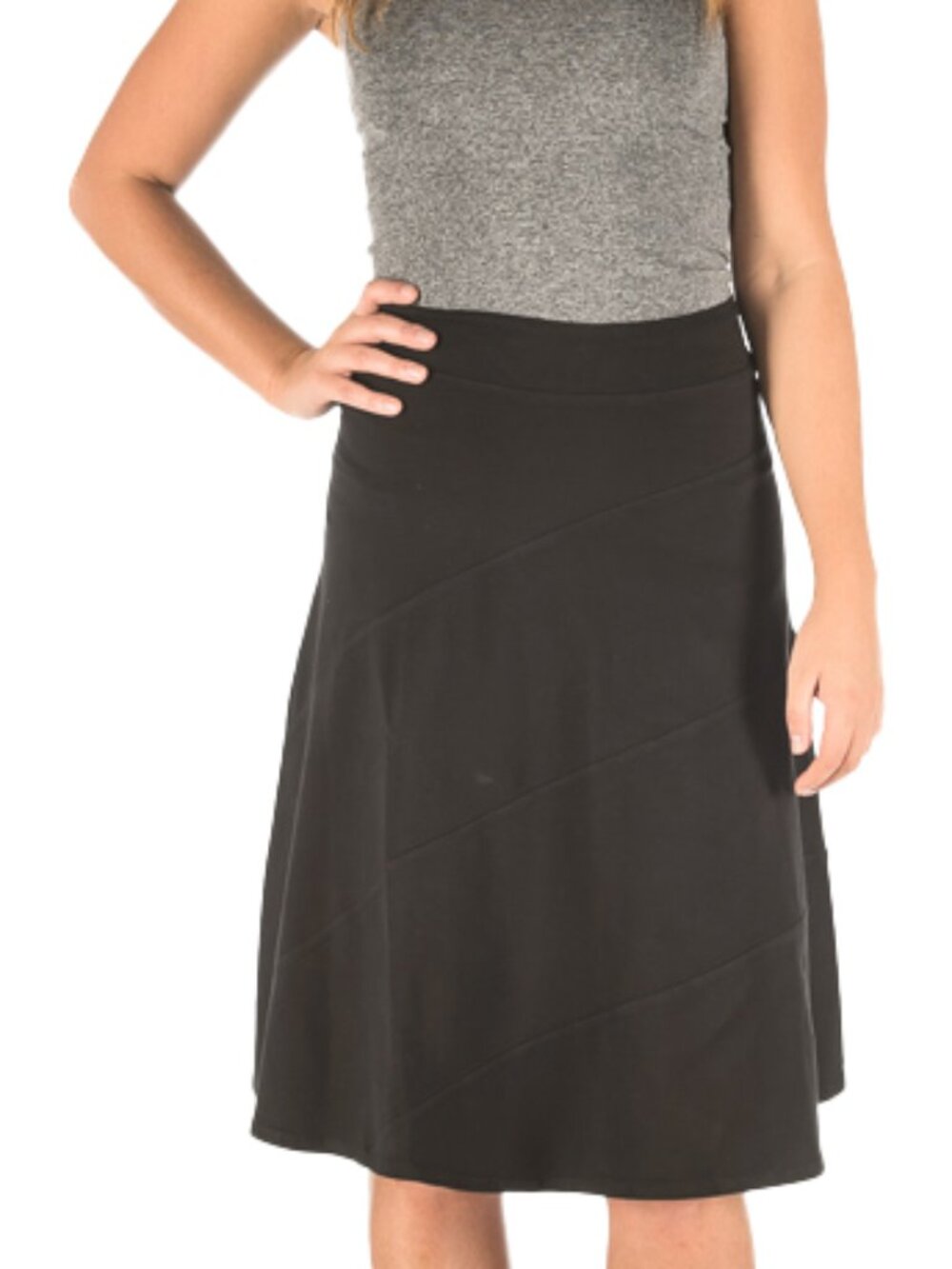 Hard Tail Circle Skirt W-555 Black (New with tags) - Picture 2 of 3